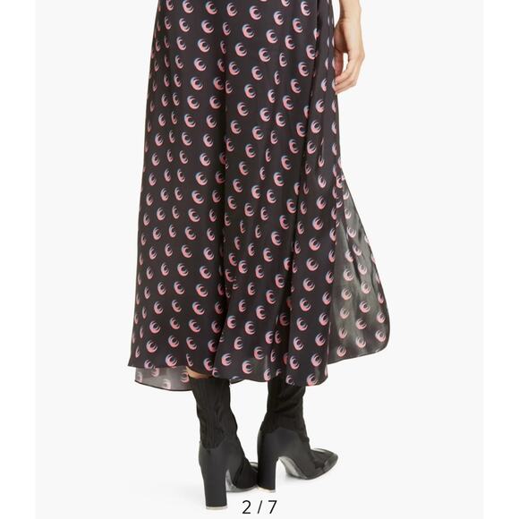 Marine Serre “Black SRR Crescent Moon” Skirt – FW19 – Size L - Picture 8 of 9